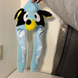 Bluey furry hat with moving ears
